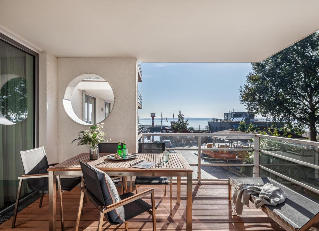 Apartmenthaus Hafenspitze Ap 5 - "Am Yachthafen 5" - Blickrichtung Offenes Meerstrandpromenade Eckernförde Dış mekan fotoğraf